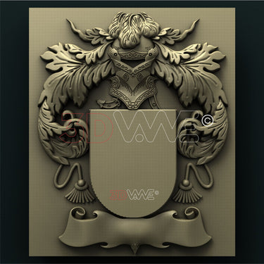 FAMILY CREST 3D STL 3DWave